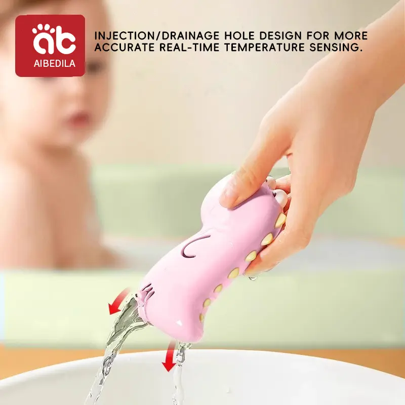 Waterproof Baby Bath Thermometer Cute Cartoon Design Safe and Fun Bathtub Toy for Kids Accurate Temperature Gauge
