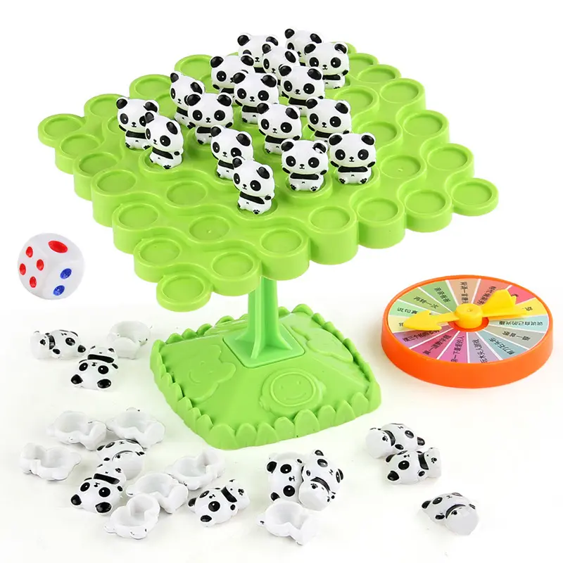 Children Balance Board Game Montessori Math Toys Fun Frog Panda Spaceman Puzzle Tabletop Game Balance Tree Toys Tabletop Game