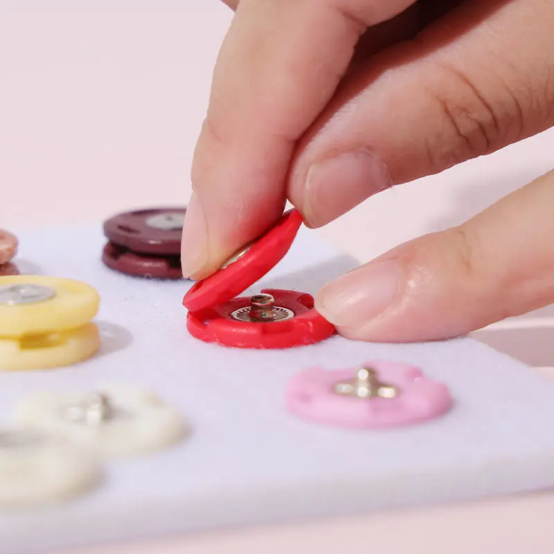 Montessori Button Pairing Toy Fine Motor Training Color Cognition Button Game Kindergarten Educational Toys for Children Kids