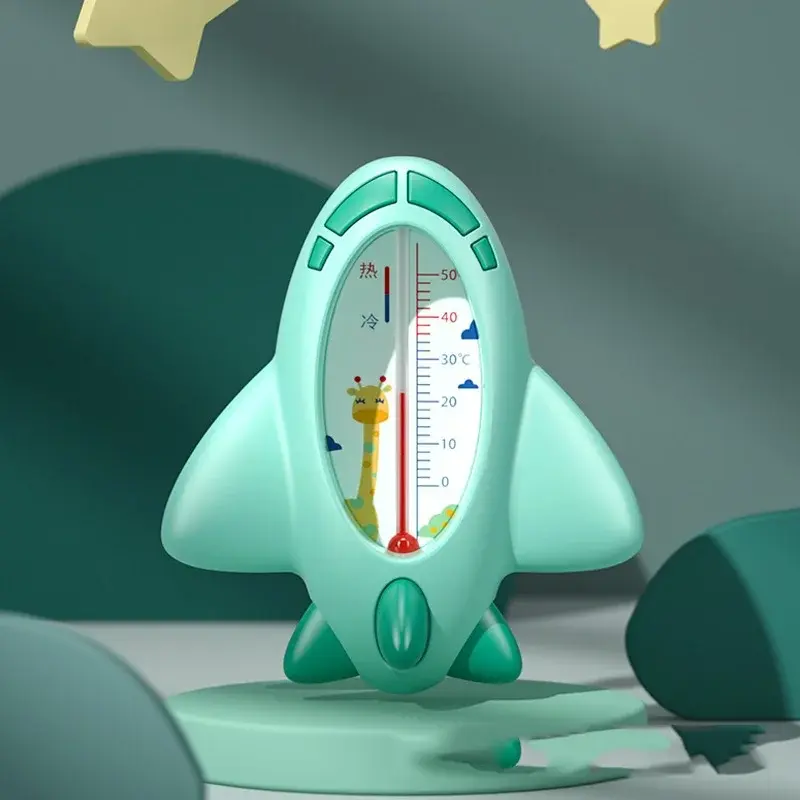 Aircraft Baby Bath Shower Water Thermometer Safe Temperature Sensor for Babies Floating Waterproof Shower Toy