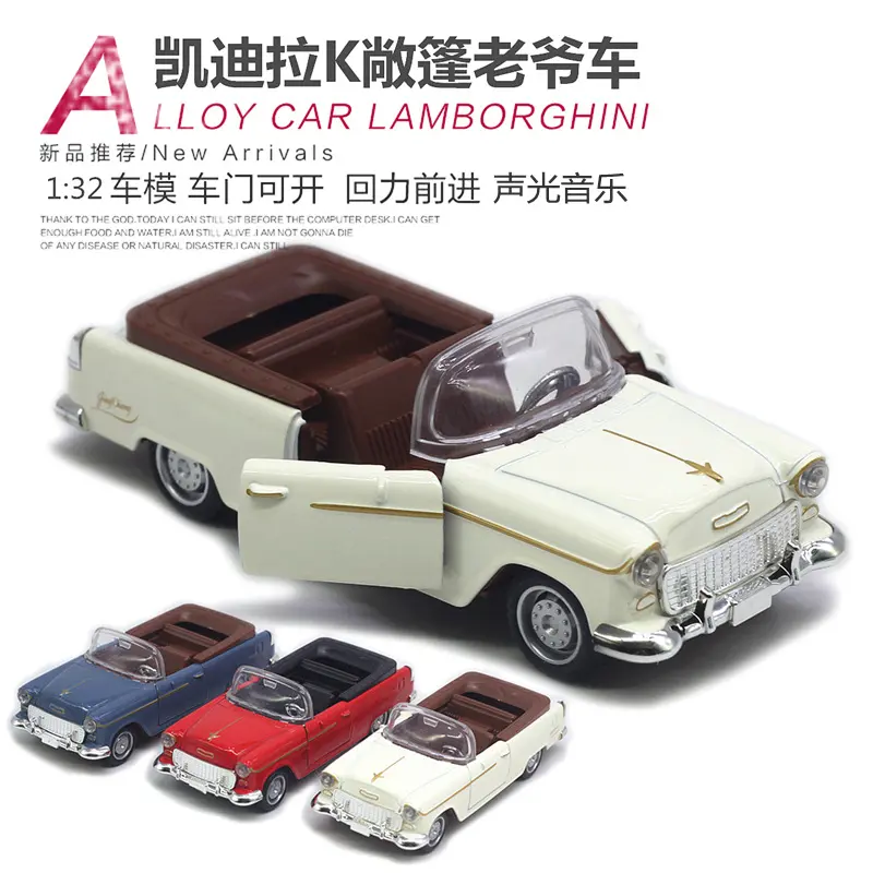 1:32 Cadillac convertible car alloy vintage car simulation model toy gift