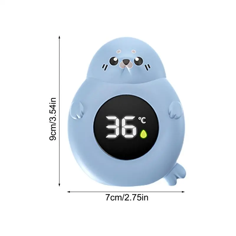 Baby Bath Temperature Monitor LED Display Bath Thermometer Cartoon Digital Water Temperature Meter Bath Floating for Kids Toddle