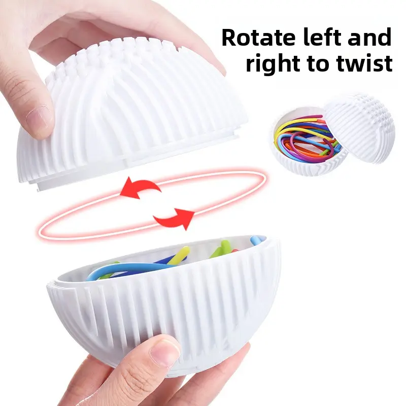 Sensory Activity Ball for Kid Busy Ball Motor Skills Montessori Toy Relaxing Stress Colored Silicone Rod Travel Toy Gift Boy