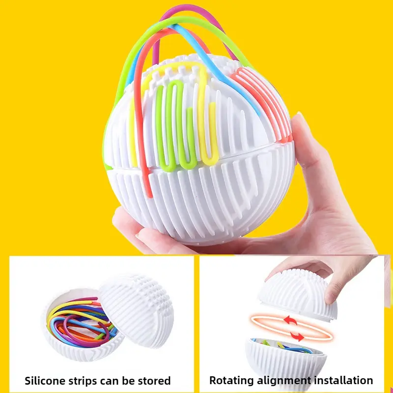 Sensory Activity Ball for Kid Busy Ball Motor Skills Montessori Toy Relaxing Stress Colored Silicone Rod Travel Toy Gift Boy