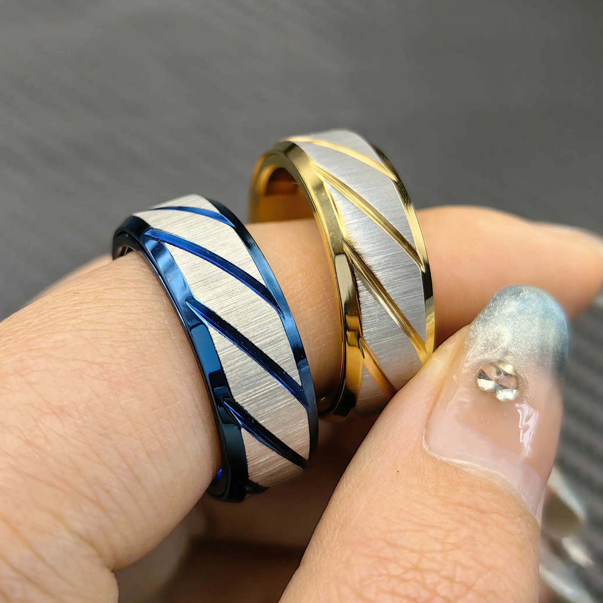 EDC Fidget Sliders Fashion Accessory Ratchet Ring Stress Relief for Adults Metal ADHD Casual Fidget Rings Haptic Coin
