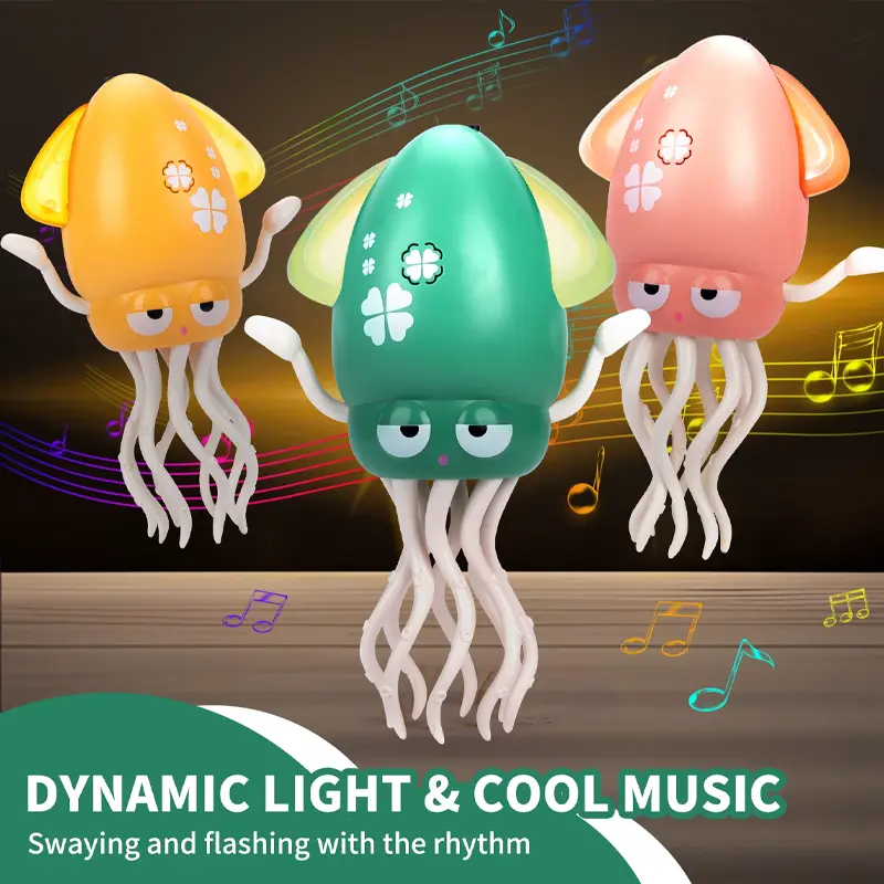 New 2025 Dancing Octopus Kids Electronic Pet Toys Cartoon Interactive Development Moving Education Children Gifts Idea Kids Toys