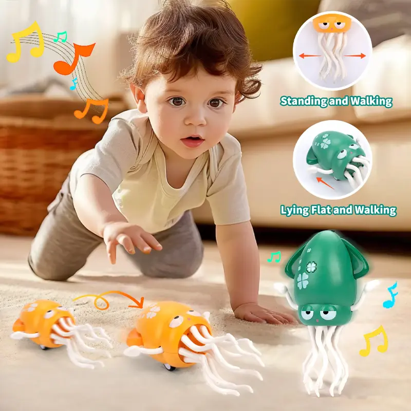 New 2025 Dancing Octopus Kids Electronic Pet Toys Cartoon Interactive Development Moving Education Children Gifts Idea Kids Toys