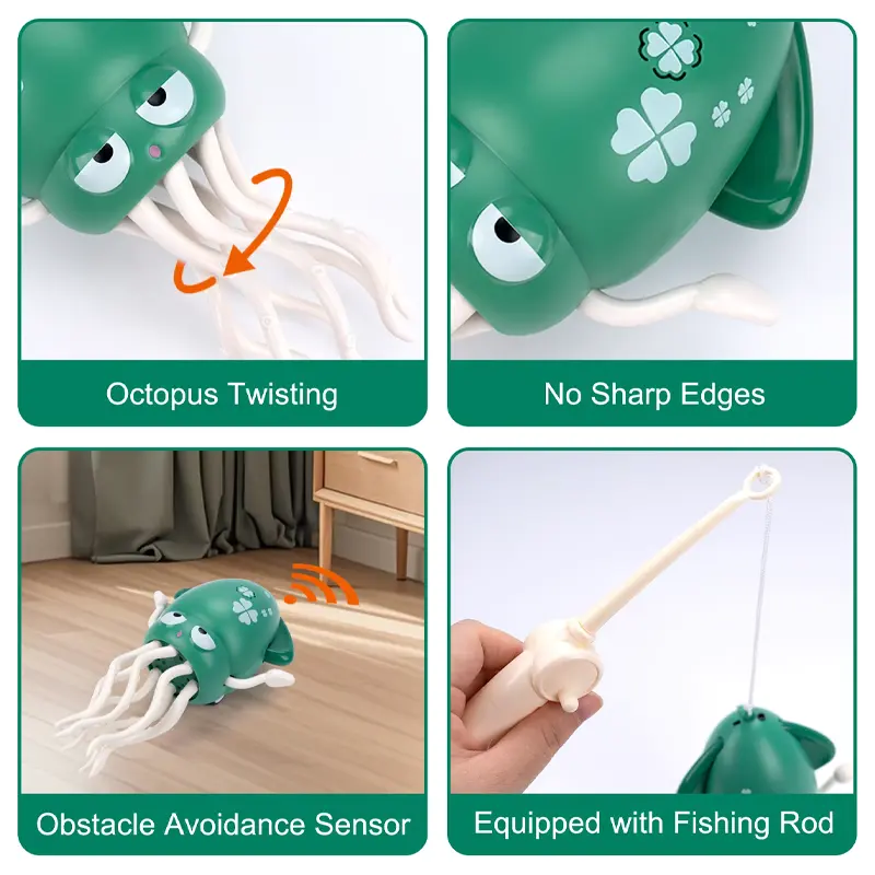 New 2025 Dancing Octopus Kids Electronic Pet Toys Cartoon Interactive Development Moving Education Children Gifts Idea Kids Toys
