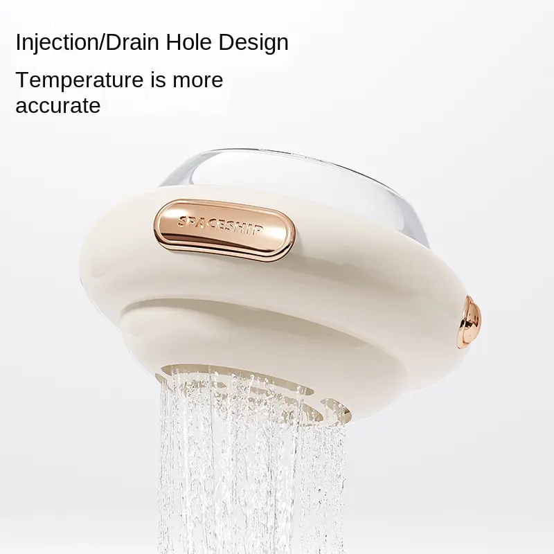 Spaceship Styling Water Temperature Gauge Children & Babies Take Showers Measure The Temperature of The Water for Household