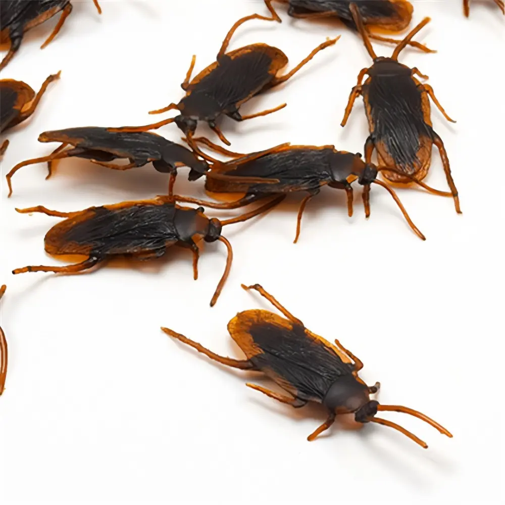 15/5pc Simulated Cockroaches Realistic Fake Cockroaches in Plastic Models Fun Props For Halloween April Fool's Pranks Small Bugs