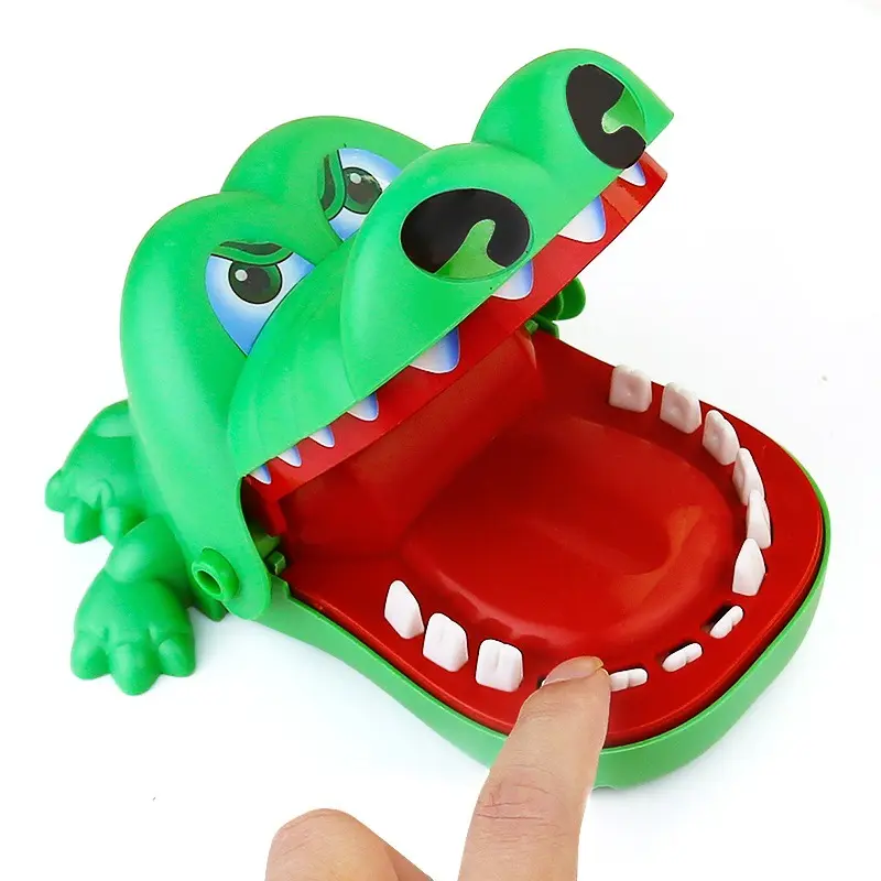 Bite Finger Crocodile Pinch Toy Classic Family Games Party Mischief Children's Lucky Games Stress Relief Toy