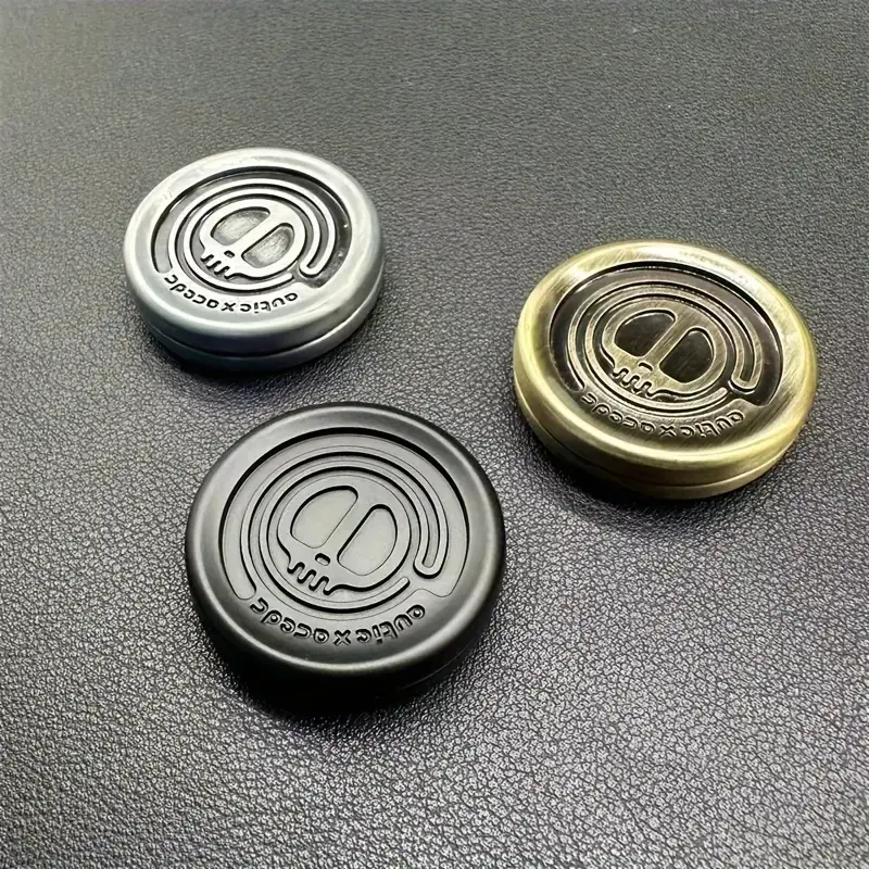 Devil Milk Cap Metal EDC Fidget Toys Magnetic Haptic Coins EDC Adult Autism Sensory Toys Hand Spinner  Adult Gifts