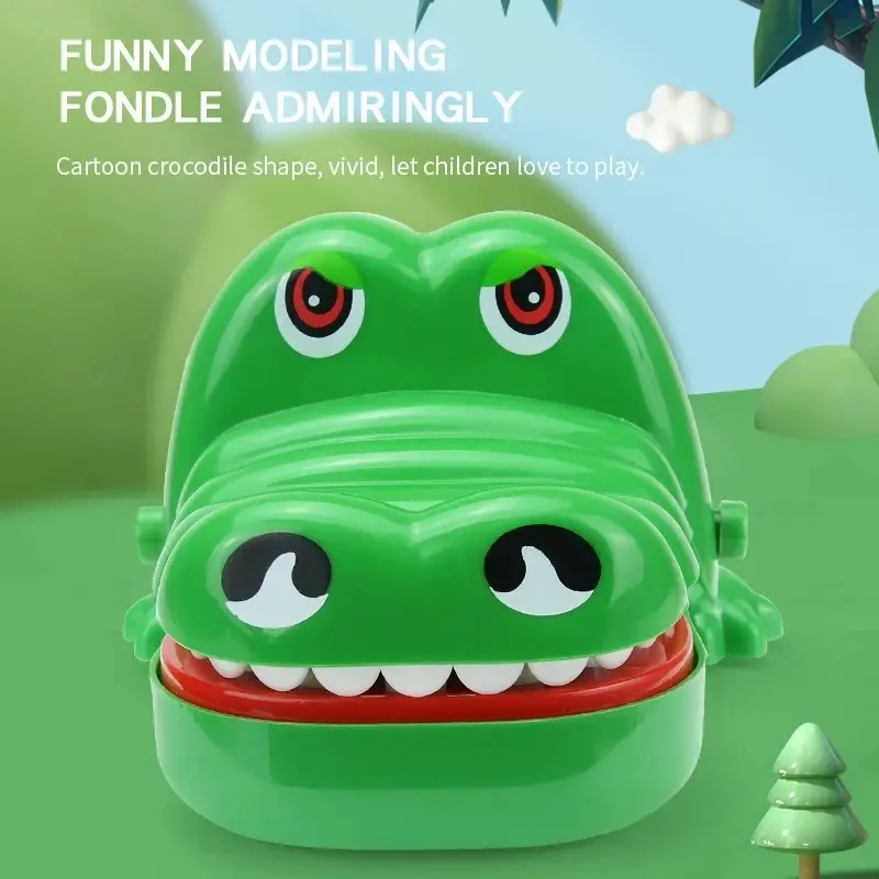 Bite Finger Crocodile Pinch Toy Classic Family Games Party Mischief Children's Lucky Games Stress Relief Toy