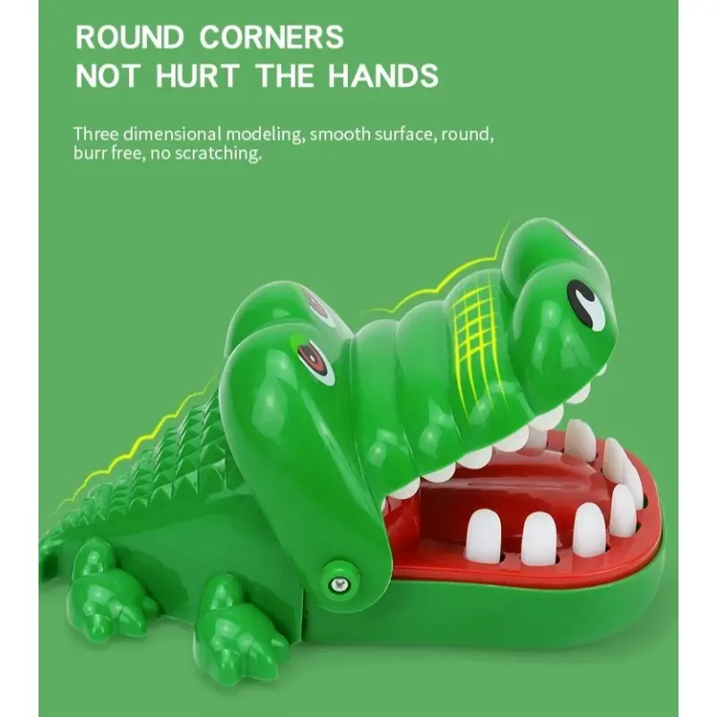 Bite Finger Crocodile Pinch Toy Classic Family Games Party Mischief Children's Lucky Games Stress Relief Toy
