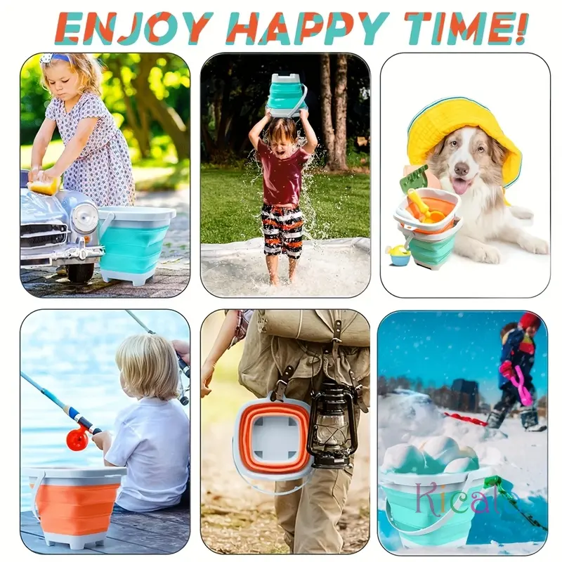 11-Piece Sand Toy Set Includes Foldable Sand Bucket Shovel and Sand Rake Toy Children's Beach Sand Playing Tool Set for Toddlers