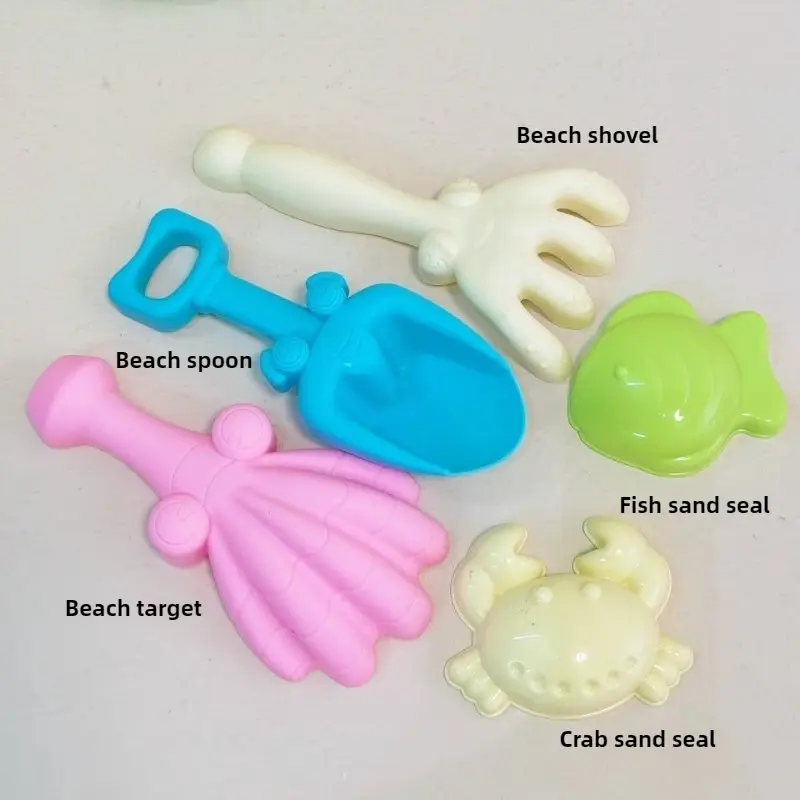 Summer Beach Set Toys For Kids Digging Sand Plastic Bucket Watering Bottle Shovels Children Beach Water Game Toys Tools