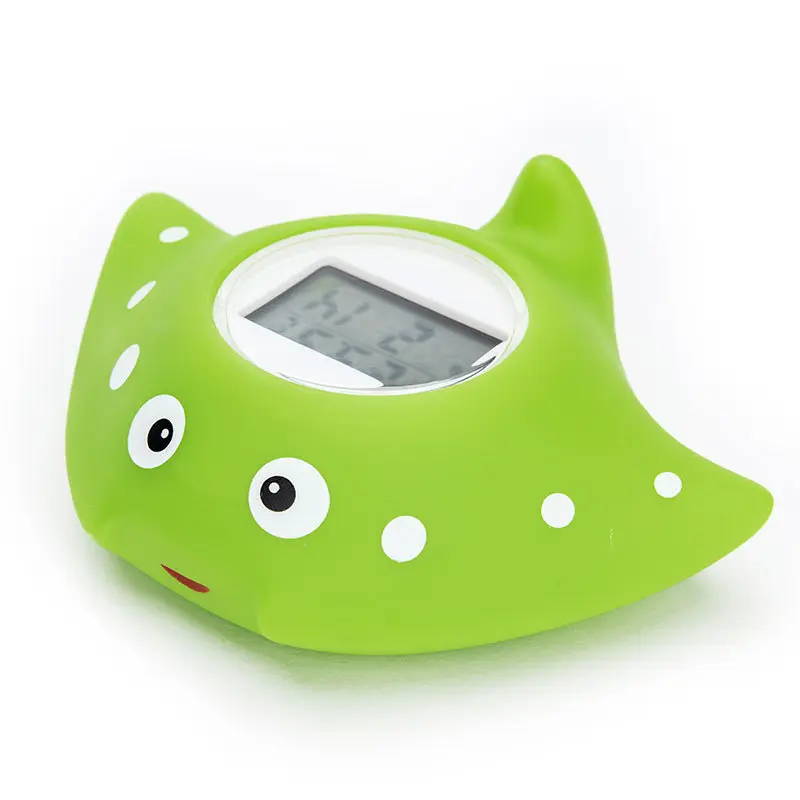 Electronic Baby Bath Water Thermometer Swimming Toy Temperature Warning IP67 Waterproof Devil Fish Infant For Newborn