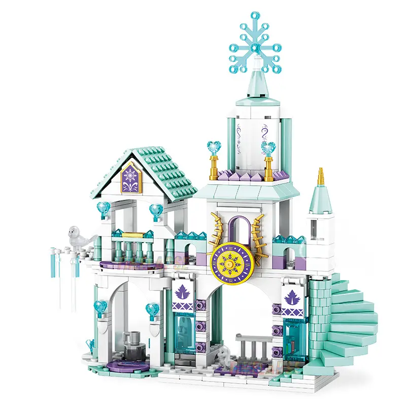 DIY Girls Castles House Carriages Building Blocks Kits Bricks Classic Model Kids Toys For Children Gift