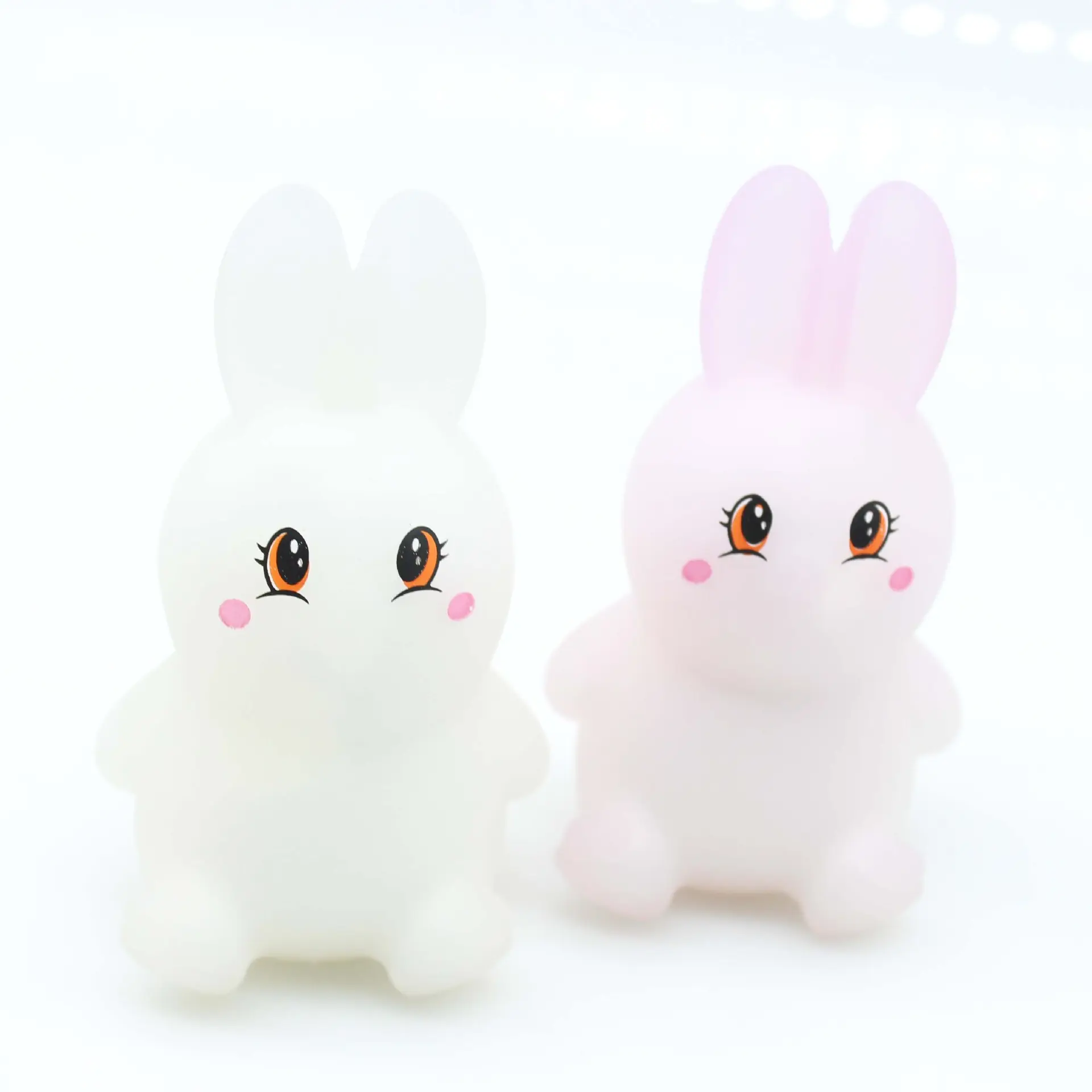 Anti-Stress Toy Color-changing Cute Rabbit Squeeze Fidget Toys Squishy Anti Stress Funny Stress Relief For Kids Adults Gift J173