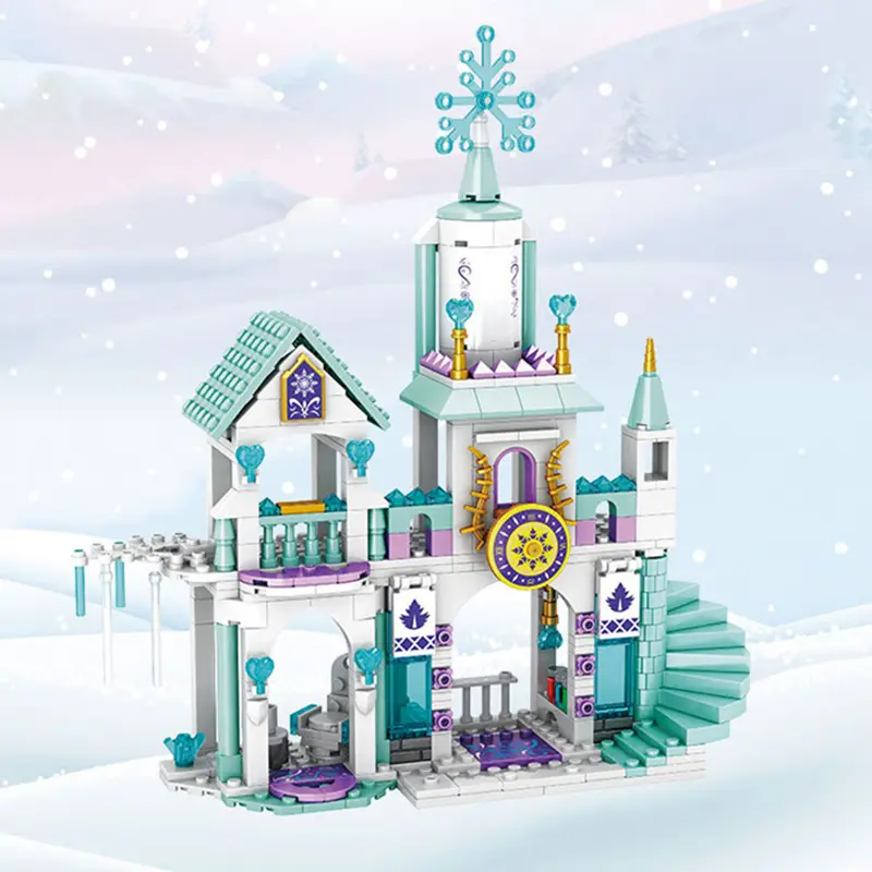 DIY Girls Castles House Carriages Building Blocks Kits Bricks Classic Model Kids Toys For Children Gift