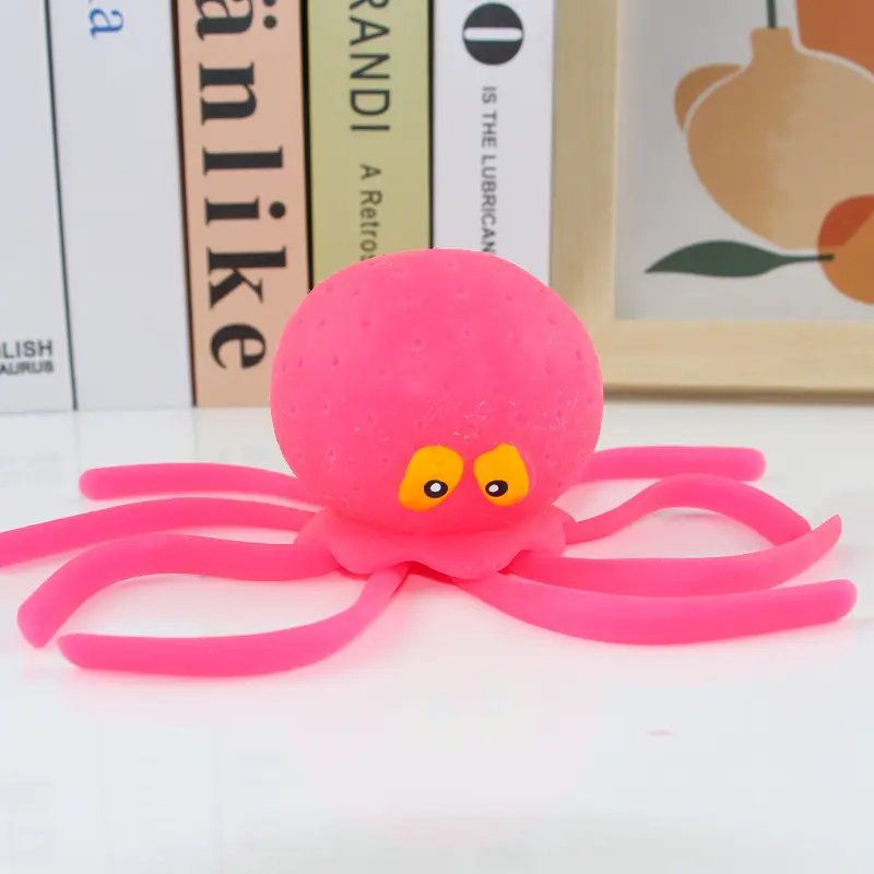 Water play octopus pinch toys marine animals children's bath pool beach octopus play water toys decompression