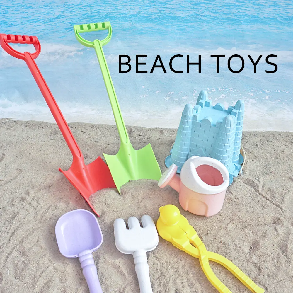 Children’s Beach Toy Set Gift Package Sand Baby Playing Sandbox Sand Shovel Bucket Sand Digging Tool Hourglass Summer Outdoor