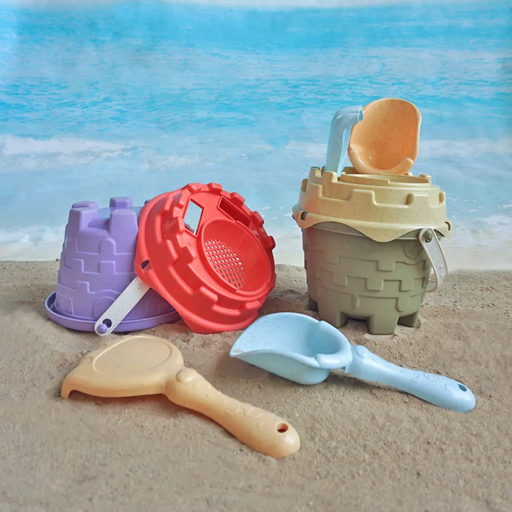 Children’s Beach Toy Set Gift Package Sand Baby Playing Sandbox Sand Shovel Bucket Sand Digging Tool Hourglass Summer Outdoor