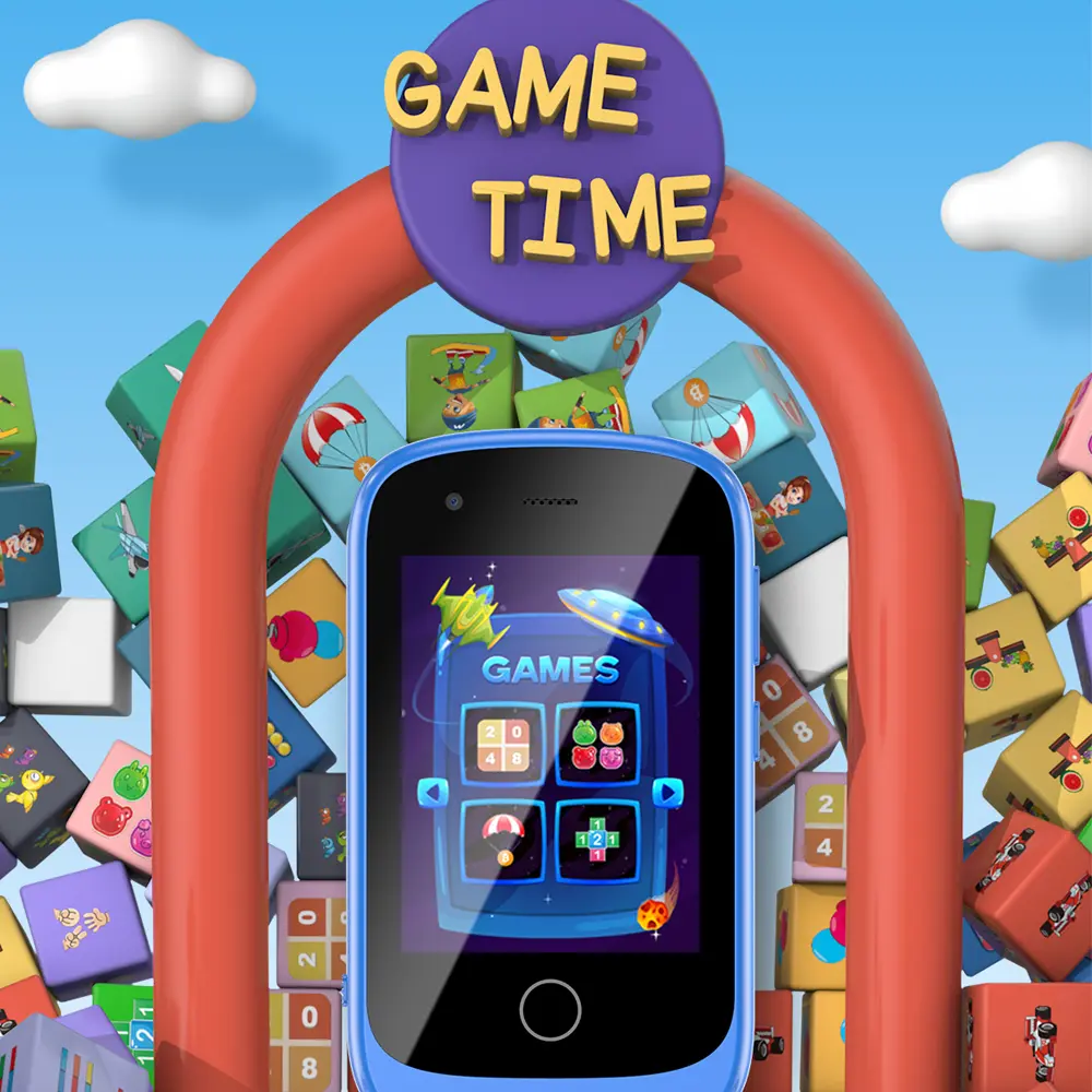 Kids Smart Phone Touch Screen Camera Toys Learning Toy For 3-12 Year Old Boys Girls Phone MP3 Player Christmas Birthday Gifts