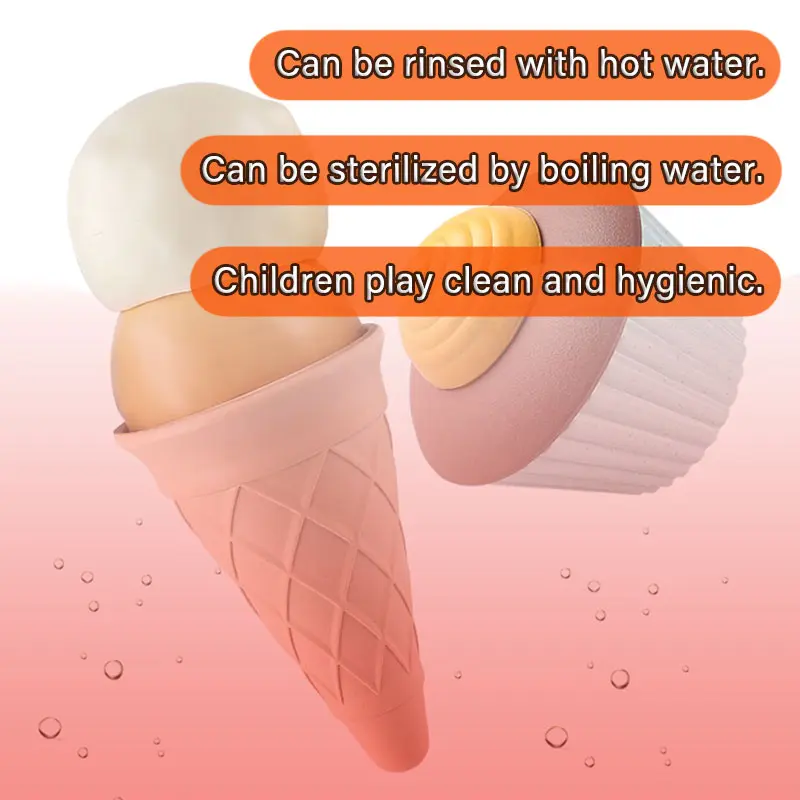 Children Sand Beach Toys Simulation Ice Cream Cake Model Bulldozer Beach Bucket Wheat Straw Summer Seaside Play Sand Water Game