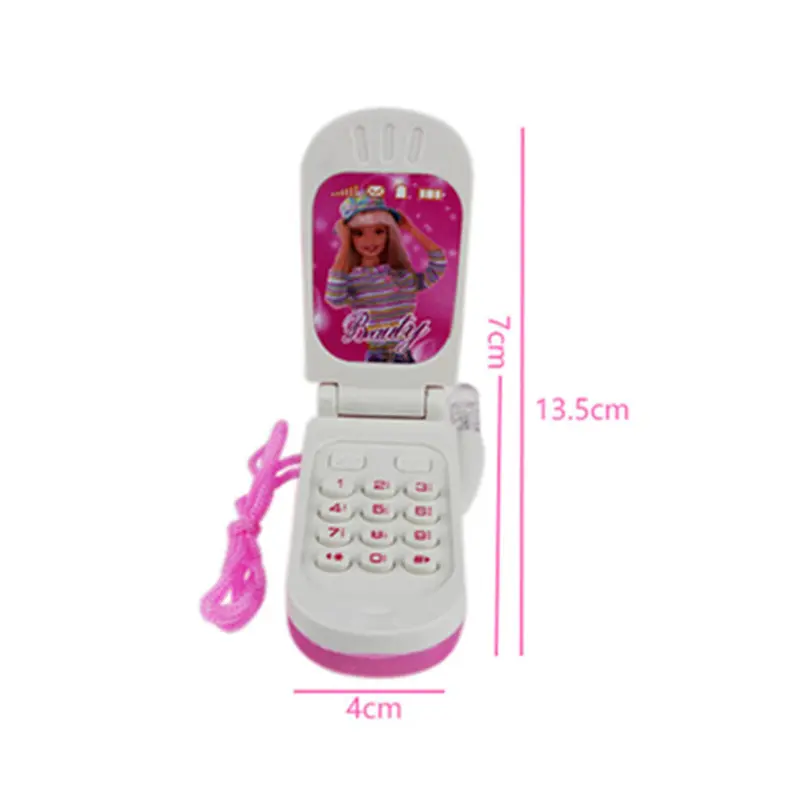 1PCs New Electronic Phone Toy Musical Mini Cute Children Toy Early Education Cartoon Mobile Phone Telephone Cellphone Baby Toys