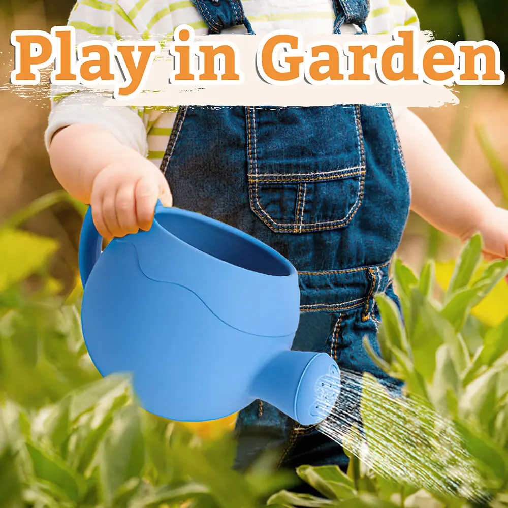TYRY.HU Outdoor Beach Watering Pot Silicone Baby Toy for Garden BPA free Silicone Soft Material Kids Play Outside