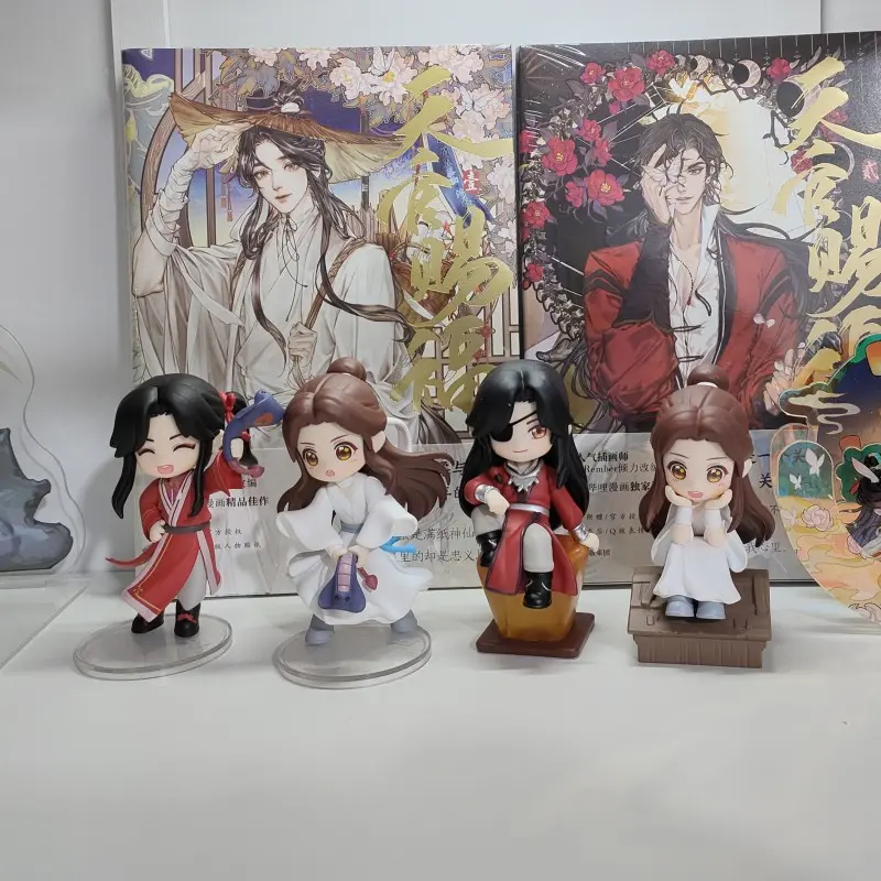 Tian Guan Ci Fu Meet You Series Blind Box Xielian Huacheng Anime Figure Model Dolls Mysterious Box Guess Bag Children Toy Gifts