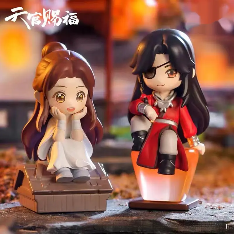 Tian Guan Ci Fu Meet You Series Blind Box Xielian Huacheng Anime Figure Model Dolls Mysterious Box Guess Bag Children Toy Gifts