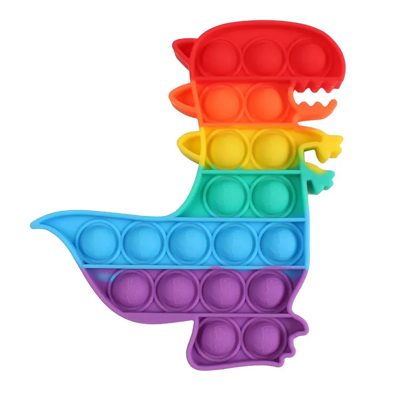 Fidget Toys Rainbow Butterfly Push Bubble Fidget Sensory Toys For Parent-child Time Interactive Game Toy