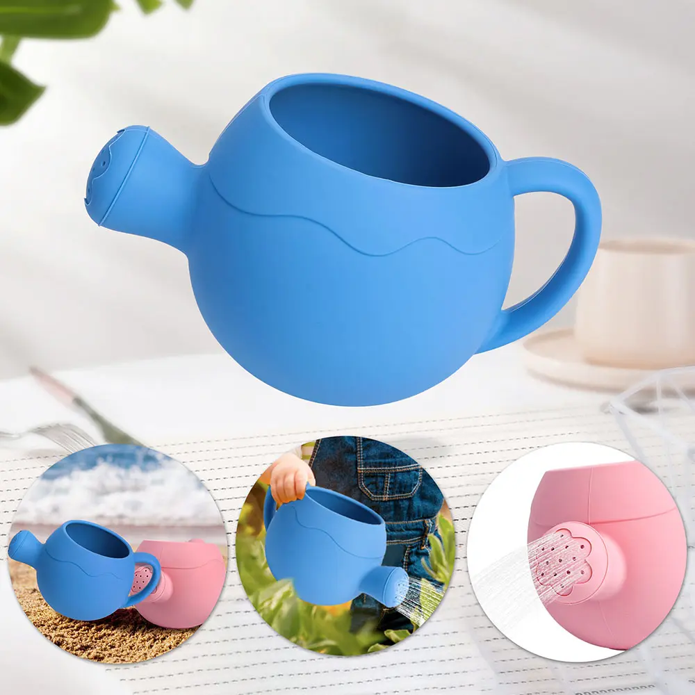 TYRY.HU Outdoor Beach Watering Pot Silicone Baby Toy for Garden BPA free Silicone Soft Material Kids Play Outside
