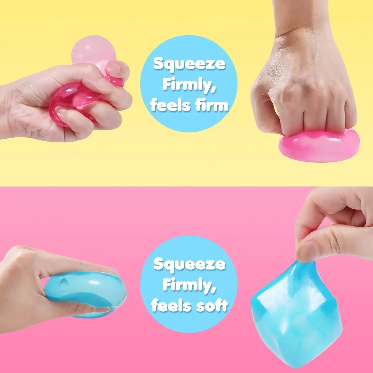 Squishy Ice Cube Fidget Toy Square Shape Squishy Stress Ball Squeeze Toys Stress Relief Sensory Toy For Kids Adults Gift