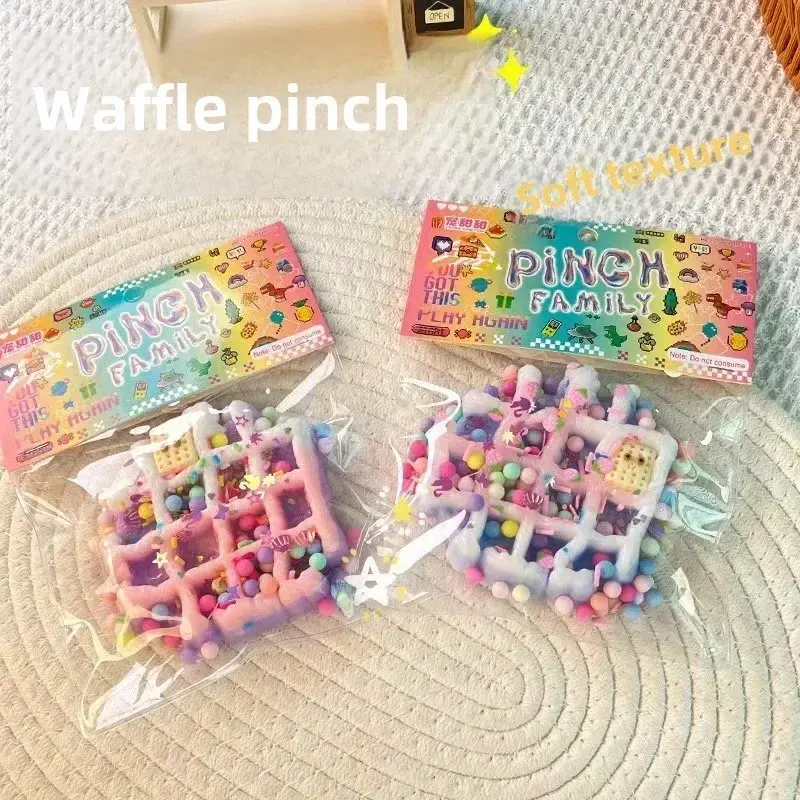 Squeeze Toys Pinching Cake Decompressing Toy Soft Sticky Stress Relief Relax Toys Slow Rebound Toy Stress Release Vent Toys