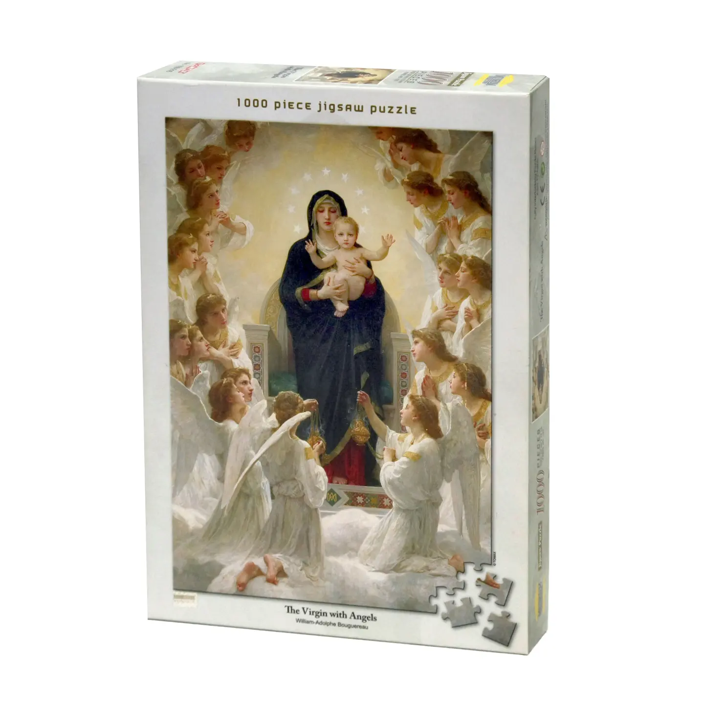 Adult Puzzle 1000 Pieces Church Madonna Decorative Painting Concentration Game Difficult Decompression Board Game Toy Holiday Gift