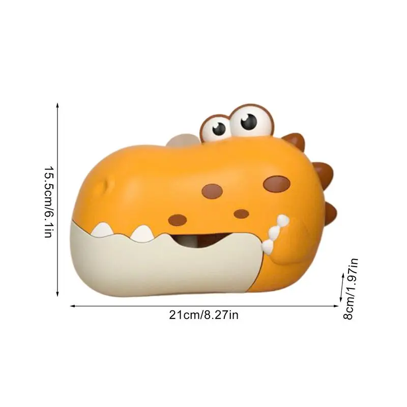 Baby Bath Toy Bathtub Cartoon Automatic Dinosaur Bubble Make Water Game Cute Animals Toddler Water Toys Gift for Newborn