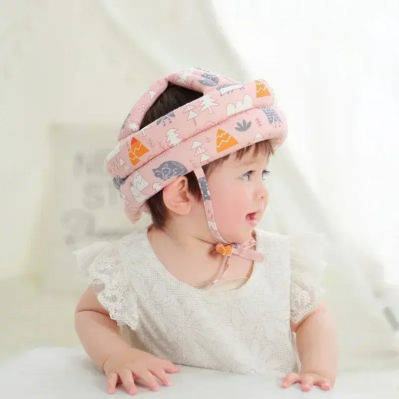 Baby Safety Helmet Head Protection Hat Toddler Anti-fall Pad Children Learn To Walk Crash Cap Adjustable Protective Headgear