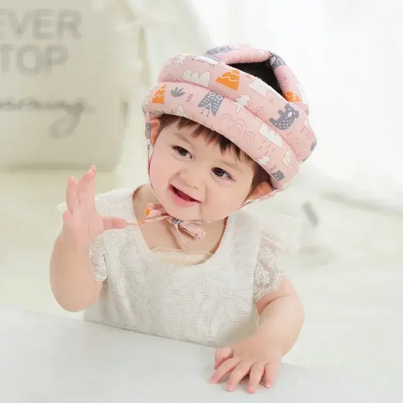 Baby Safety Helmet Head Protection Hat Toddler Anti-fall Pad Children Learn To Walk Crash Cap Adjustable Protective Headgear