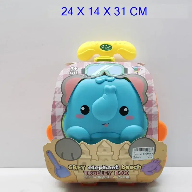 Summer Beach Sand Play Toys for Kids Luggage Toy Kit Water Toys Sand Bucket Pit Tool Outdoor Toys for Children Boys Girls Gifts