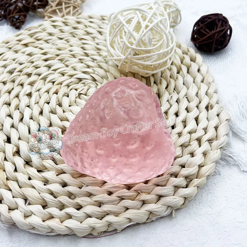 Taba Squishy Table Big Strawberry Squeeze Anti-Stresses Fidget Toys Soft Jelly Feel Stress Relief Decompression Toy for Anxiety