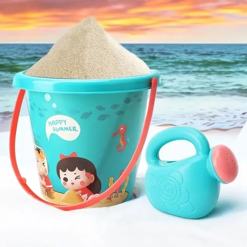 13/18PCS Children Toys Summer Beach Game Sand Bucket Shovel Silicone Sandbox Cube Accessories Bag Outdoor Water Toys for Kids