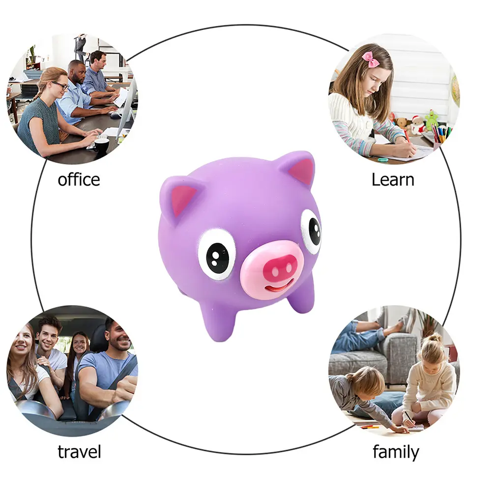 Squeeze Toys Animal Fidget Toy Anxiety Reducer Sensory Play Kids Adult Toy Soft Rabbit  Bear Tiger Pig Kawaii Cute Toy
