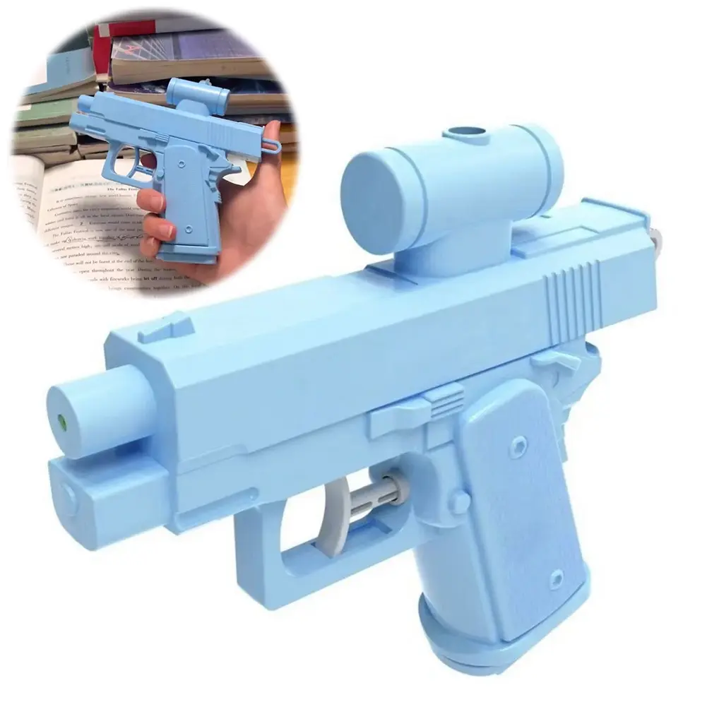 Creative Handheld Manual Two-Way Water Gun Prank Watergun Toy Summer Seasides Water for Adult Outdoor Swimming Pool Seasides Toy