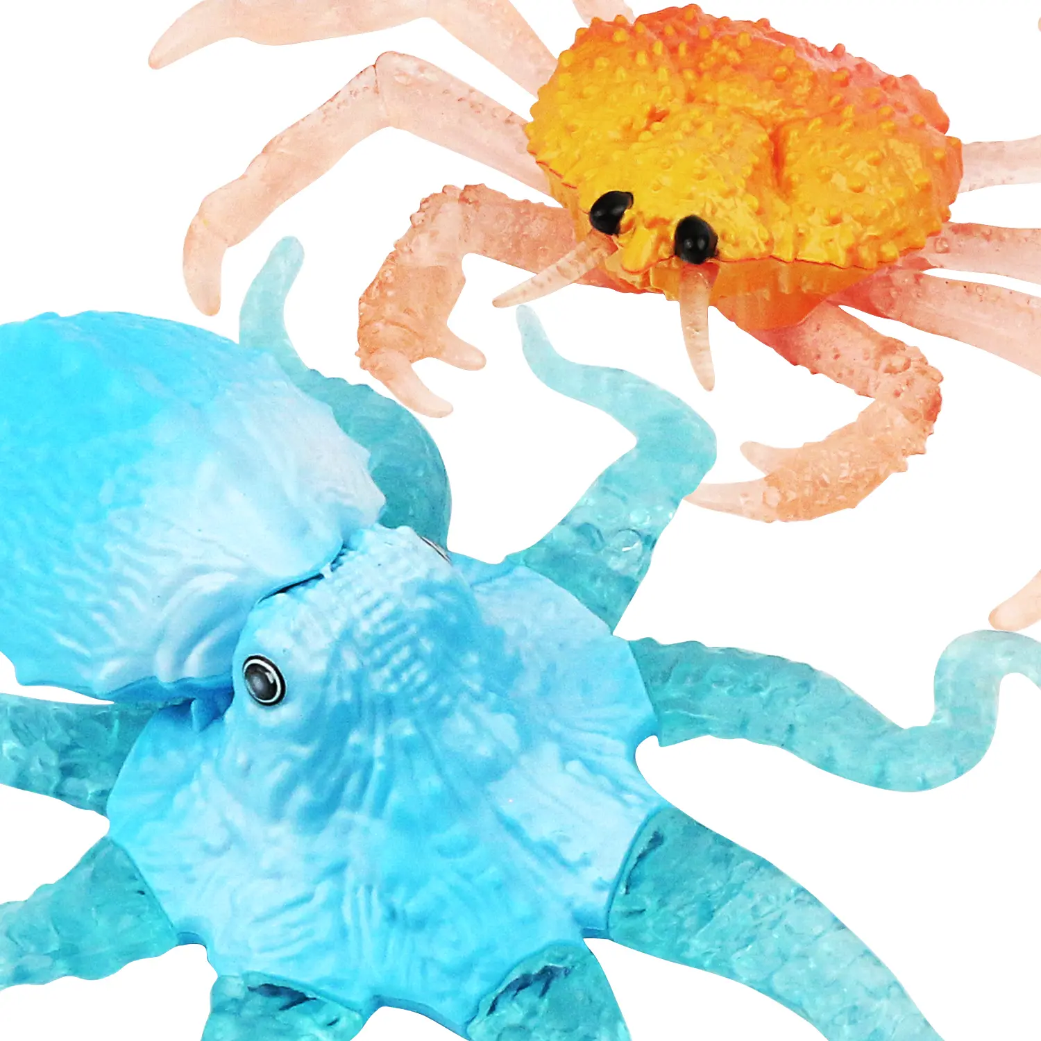 Simulated marine animal soft rubber octopus octopus model for venting, decompression, and stretching children's toys