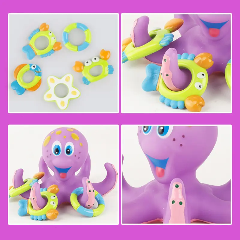 Baby Bath Toys Bathing Bathtub Bathing Pool Play Water Funny Toss Game Kids Water Playing Cute Cartoon Toys Kid Children Gift