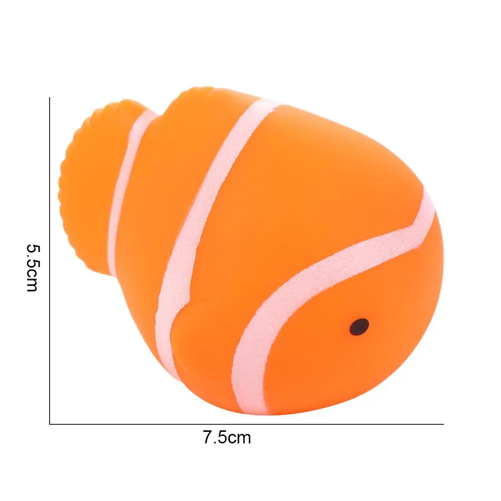Cute for Kids Animals Colorful Children Sound Squeaky Baby Bath Toys Swimming Water Toys Float Shower Toy Bath Toys