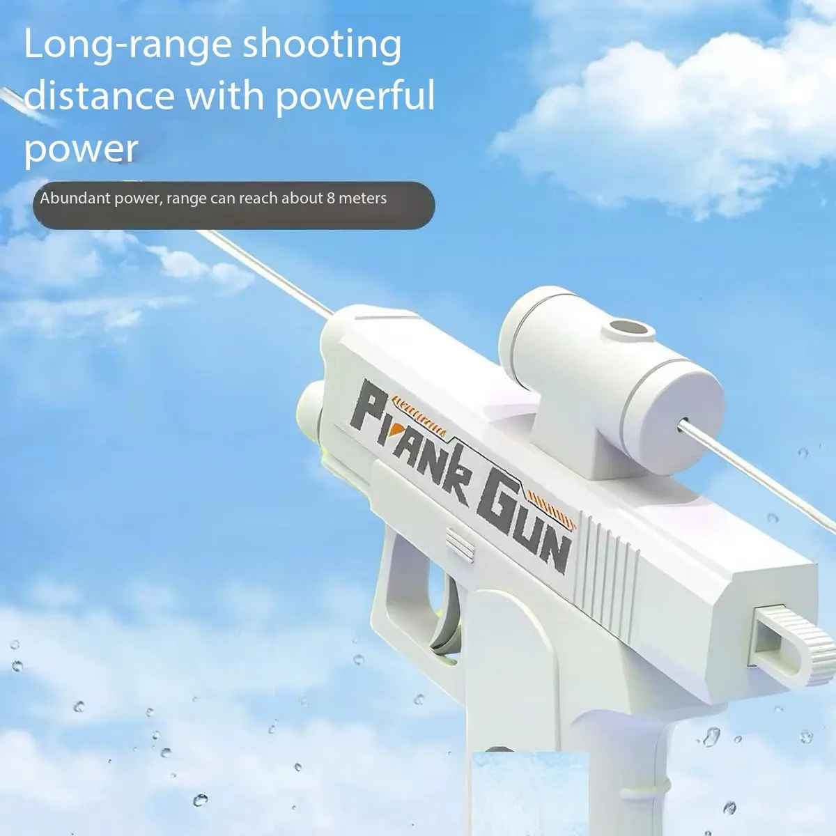 Creative  EDC Double-sided ReverseWater Gun Funny Summer Seasides Outdoor Pool Water ToyReverse Water Spray Prank Waterqun Toy